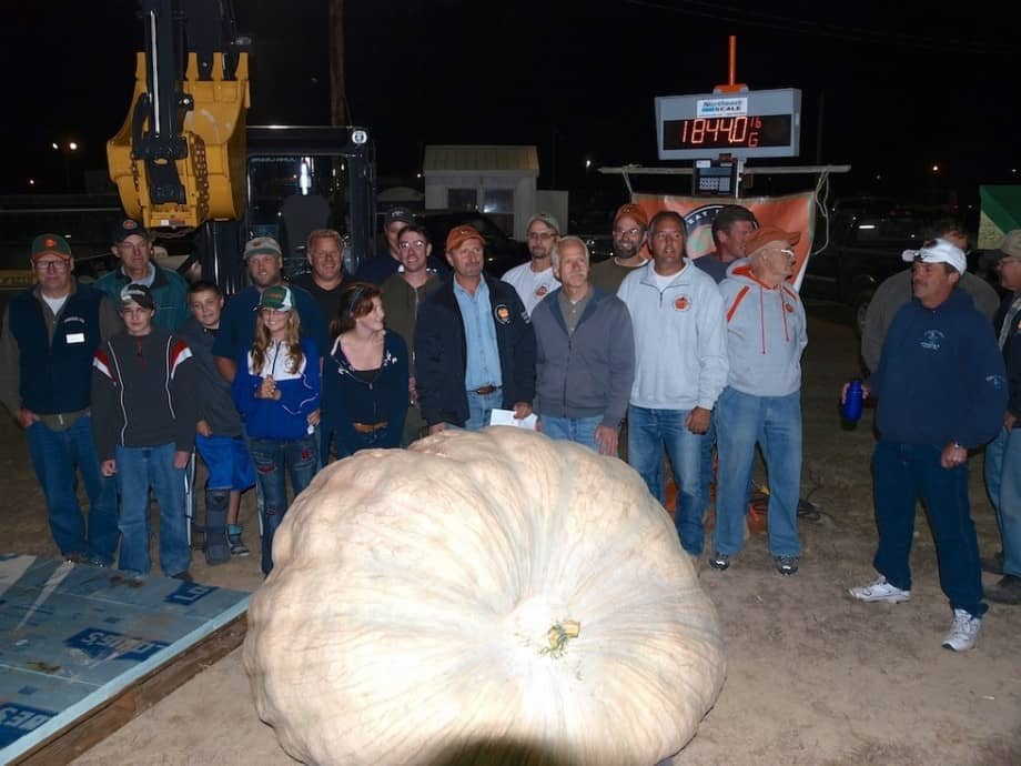 World Record Giant Pumpkin 1853 Geddes